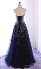 Sparkle Sequins A-line Party Dress , Handmade Formal Gowns