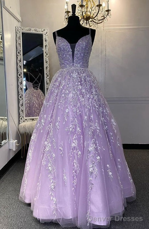 Sparkly Lace Long Prom Dress,Prom Dresses,Pageant Dress Main image