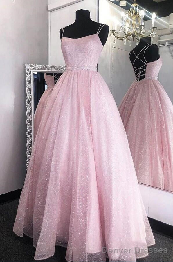 Sparkly Long Prom Dress With Beading,Prom Dresses,Pageant Dress Secondary image