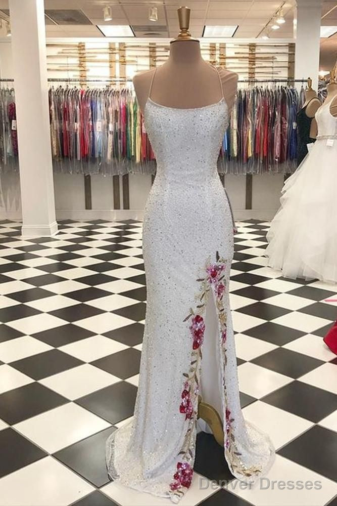 Sparkly Long Prom Dresses ,Pageant Dance Dresses, Graduation School Party Gown