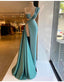 Sparkly Sequined Split Mermaid Evening Dress Crystal Long Formal Prom Gowns Custom Made Plus Size Pageant Wear Party Dress
