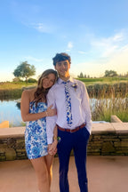 Spring Fling Dress, Strapless Floral Print Homecoming Dress, Mini Party Dress