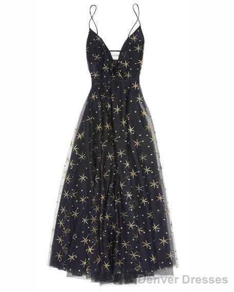 Star Illusion Tulle Prom Dress Main image
