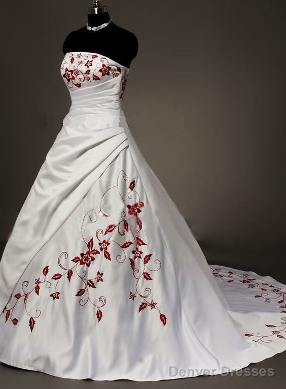 Strapless Ball Gown,Elegant Prom Dress,Fashion Bridal Dress,Sexy Party Dress,Custom Made Evening Dress Main image