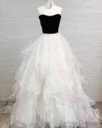 Strapless Long Prom Dresses,Formal Dresses,Dance Dress