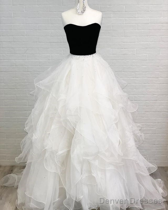Strapless Long Prom Dresses,Formal Dresses,Dance Dress