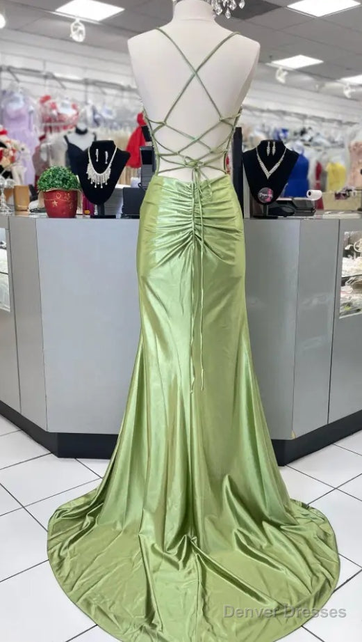 Straps Mermaid Long Prom Dresses with Beaded Bodice Secondary image
