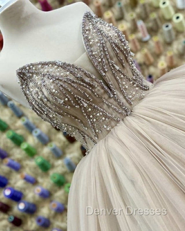 Stunning Beaded Strapless Tulle Ball Gown Ruffles Dress Secondary image