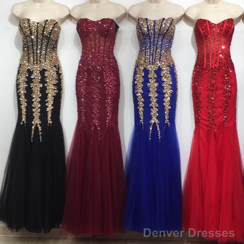 Stunning Beading Sweetheart Bodice Corset Mermaid Evening Dresses Pageant Gowns Secondary image