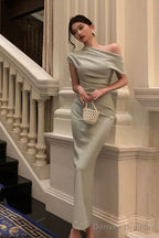 Stunning Mermaid Off The Shoulder Light Green Date Night Dress Prom Dresses Birthday Outfit