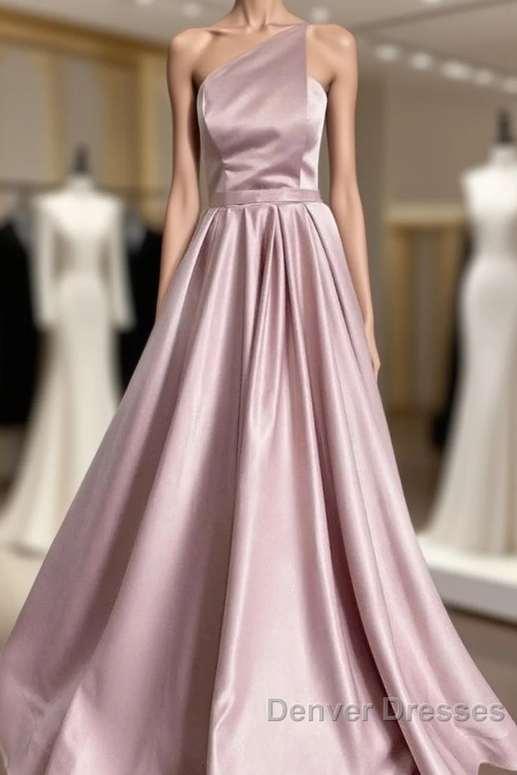 Stylish Satin Prom Dress Long Strapless Main image