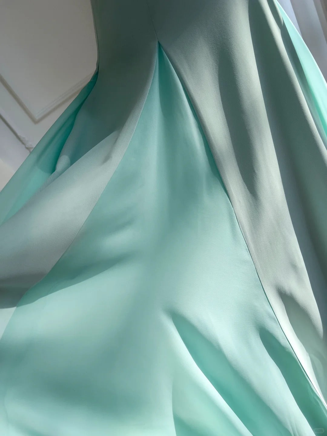 Sweet A-Line Strap Chiffon Long Prom Dress Evening Dress