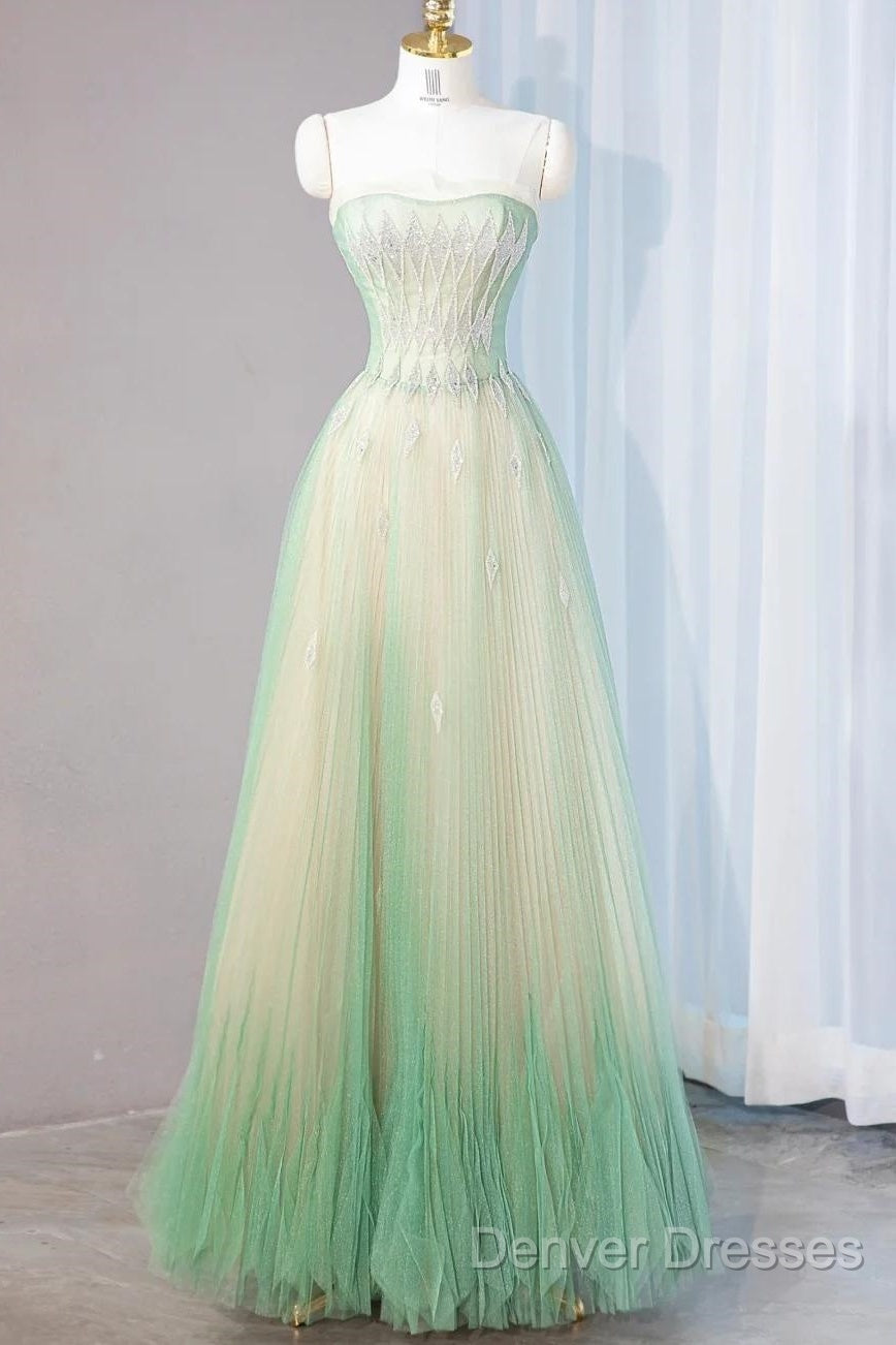 Sweet Fairy Style Ball Gown For Birthday&Quinceanera-Sparkling Diamond A-Line Tulle Evening Dress