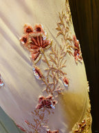Sweet Pink Sequined Beaded Halter Chiffon Long Prom Dress Evening Dress