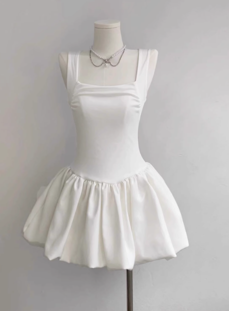 Sweet Square Neck Sleeveless Waist Ballet Puffy Birthday Tutu Homecoming Dress Main image