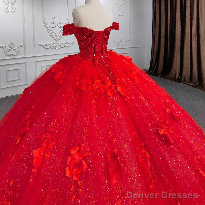 Sweet Valentine Red Quinceanera Dress