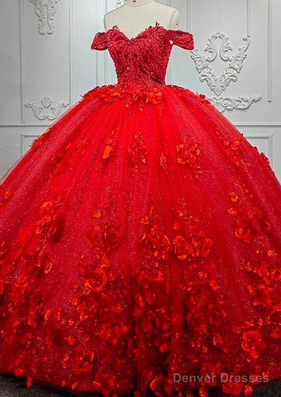 Sweet Valentine Red Quinceanera Dress