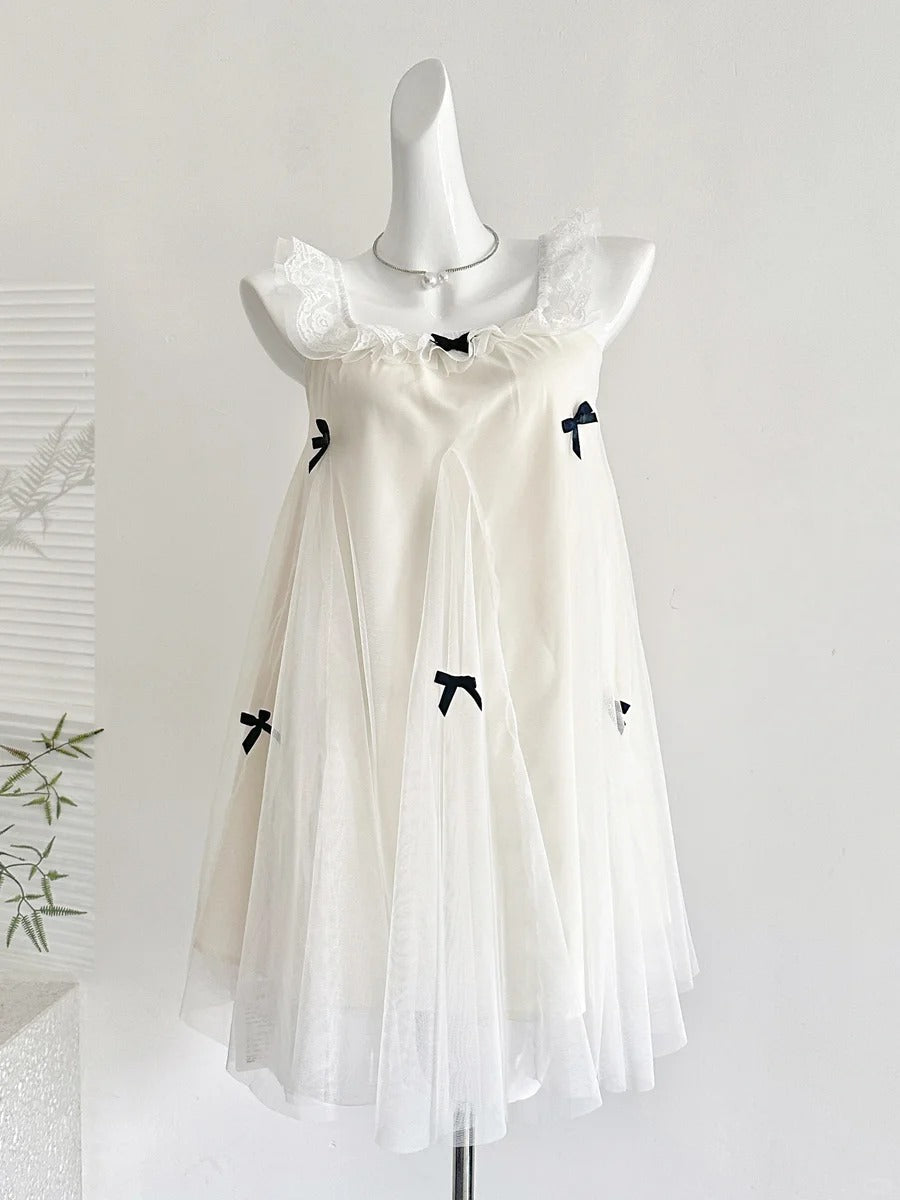 Sweet White Lace Ruffled Tulle Short 16Th Birthday Dress Main image