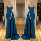 Sweetheart Lace Appliques Prom Dress Long With Split