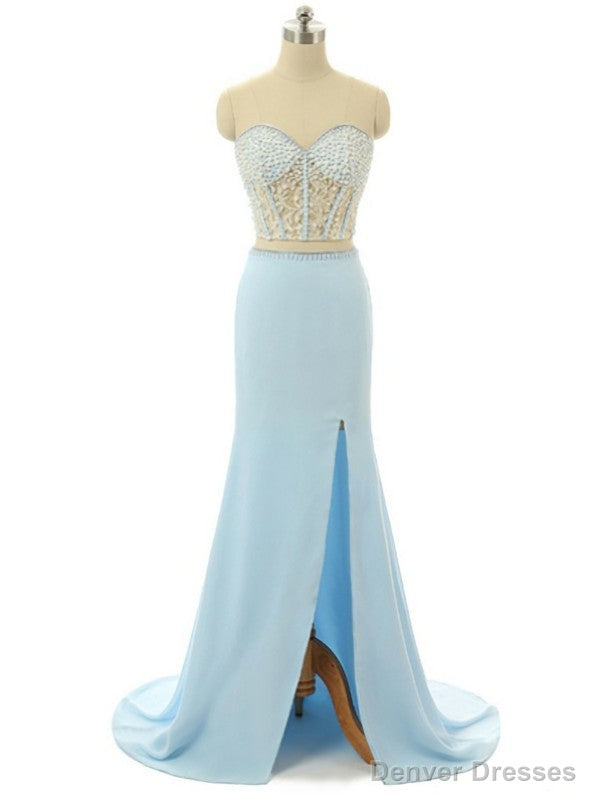 Sweetheart Neck Long Chiffon Prom Dresses Lace Women Dresses Main image