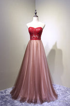 Sweetheart Tulle Prom Dress , Charming Handmade Party Gown, Prom Dress