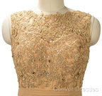 Trumpet/Mermaid Floor-Length Tulle Sleeveless Off-The-Shoulder Prom Dress With Beading