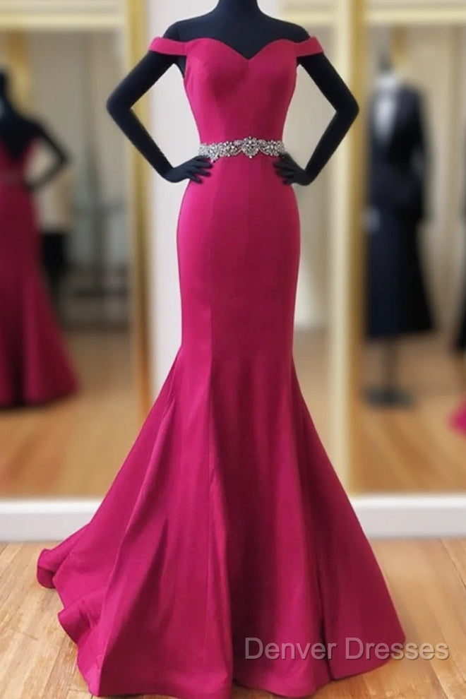 Trumpet/Mermaid Sweep Train Satin Prom Dress Main image