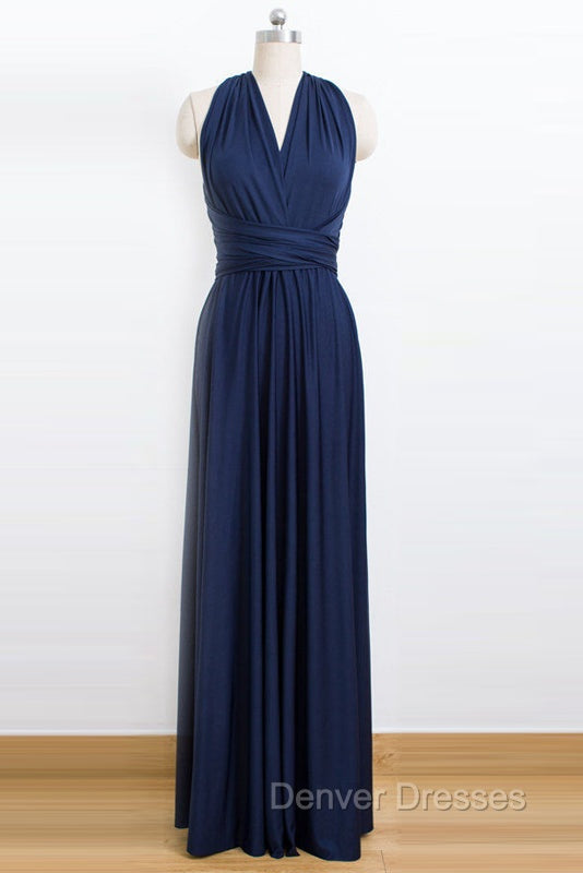 Tulle Floor-Length Sleeveless Convertible Bridesmaids Dress Secondary image