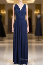 Tulle Floor-Length Sleeveless Convertible Bridesmaids Dress