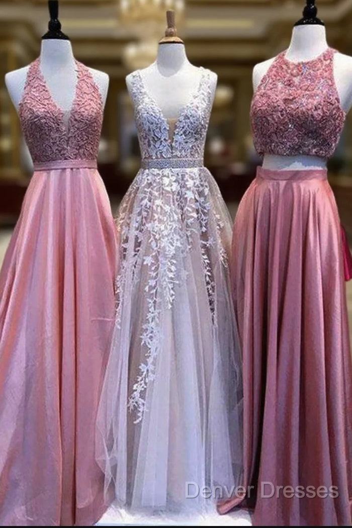 Tulle Lace Prom Dress .Sexy Party Dress Main image