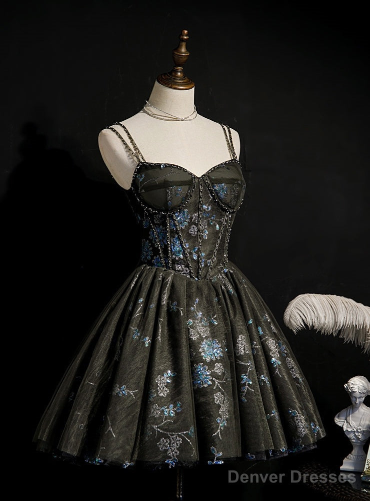 Tulle Sequins Beading Homecoming Dress Main image