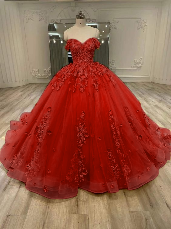 Quinceanera Dress Sweetheart Ball Gowns Party Prom Dress