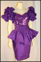 Unique Purple Short Prom Dress, Formal Evening Dress