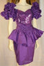 Unique Purple Short Prom Dress, Formal Evening Dress