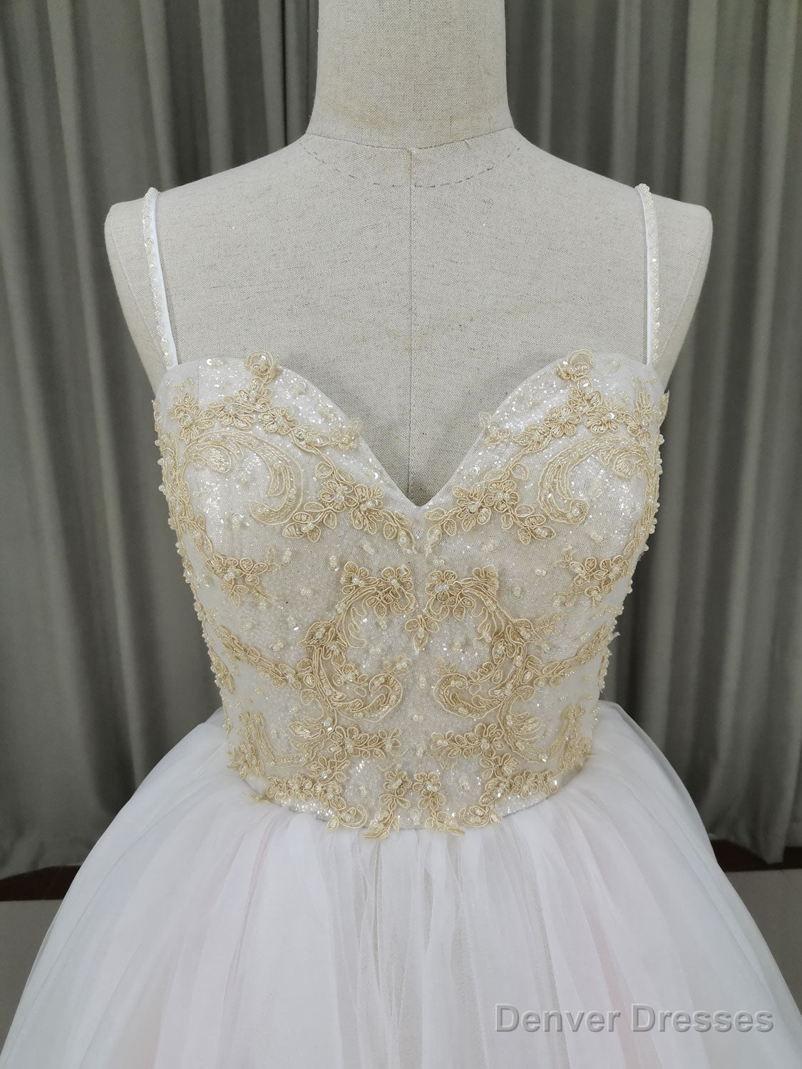 Unique Sweetheart Neck Tulle Long Prom Dresses, Tulle Graduation With Beading Sequin