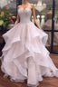 Unique Sweetheart Sequin Flouncing Long Prom Dress, Sequin Evening Dress