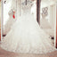 V Neck Off Shoulder Lace Appliques Beaded V Neck Tulle Wedding Dresses