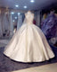 Vintage 1950S Style Satin Ball Gowns Wedding Dresses Halter Top