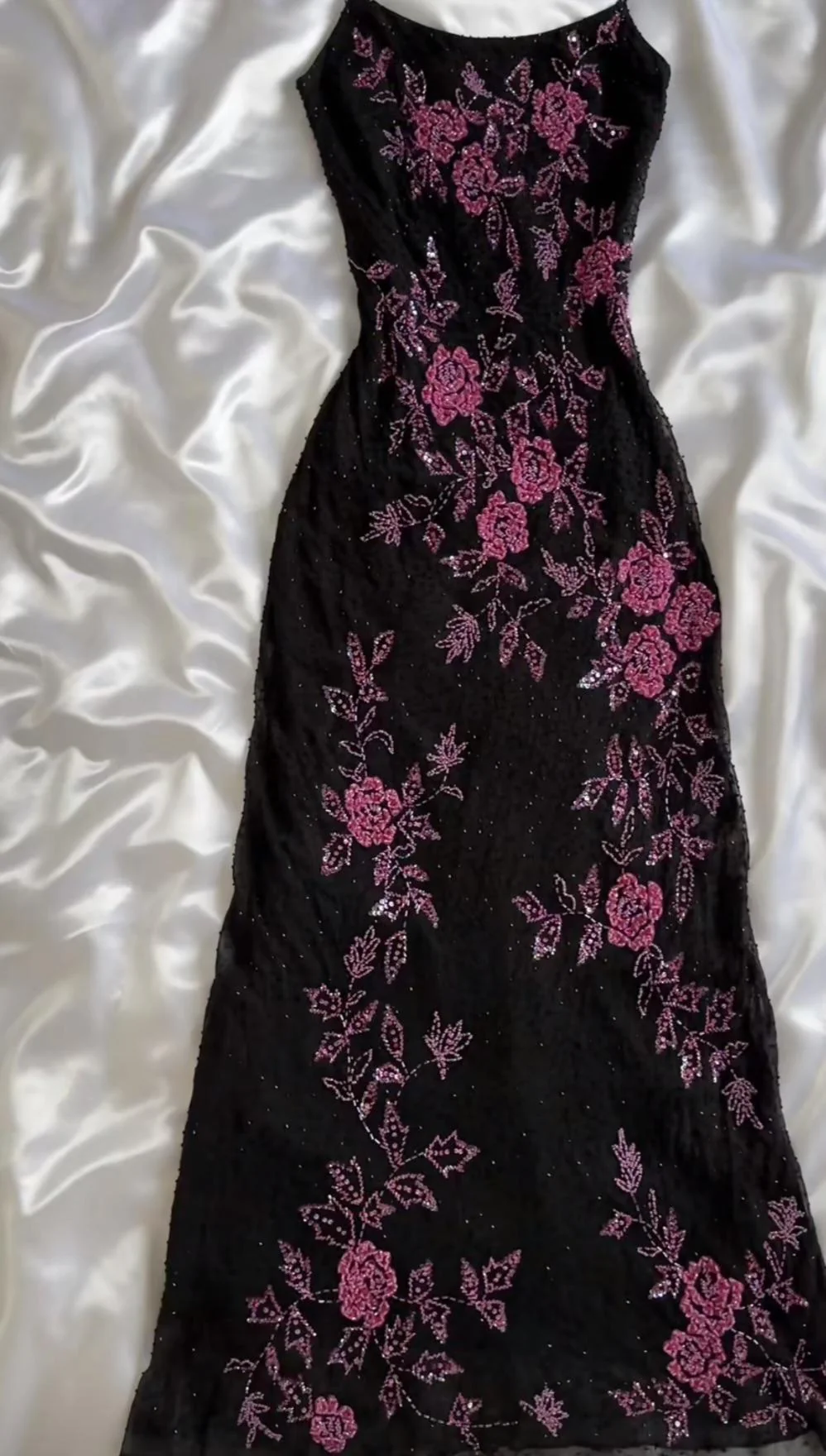 Vintage A Line Straps Black Lace Prom Dresses 22Th Birthday Outfit Secondary image
