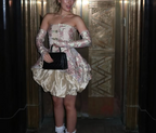Pink Vintage Elegant Cute Short Mini Prom Dress Gold Homecoming Dress Evening Dress Prom Dress