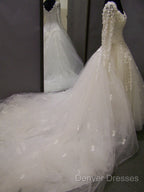 Vintage Long Sleeves Wedding Dress Princess