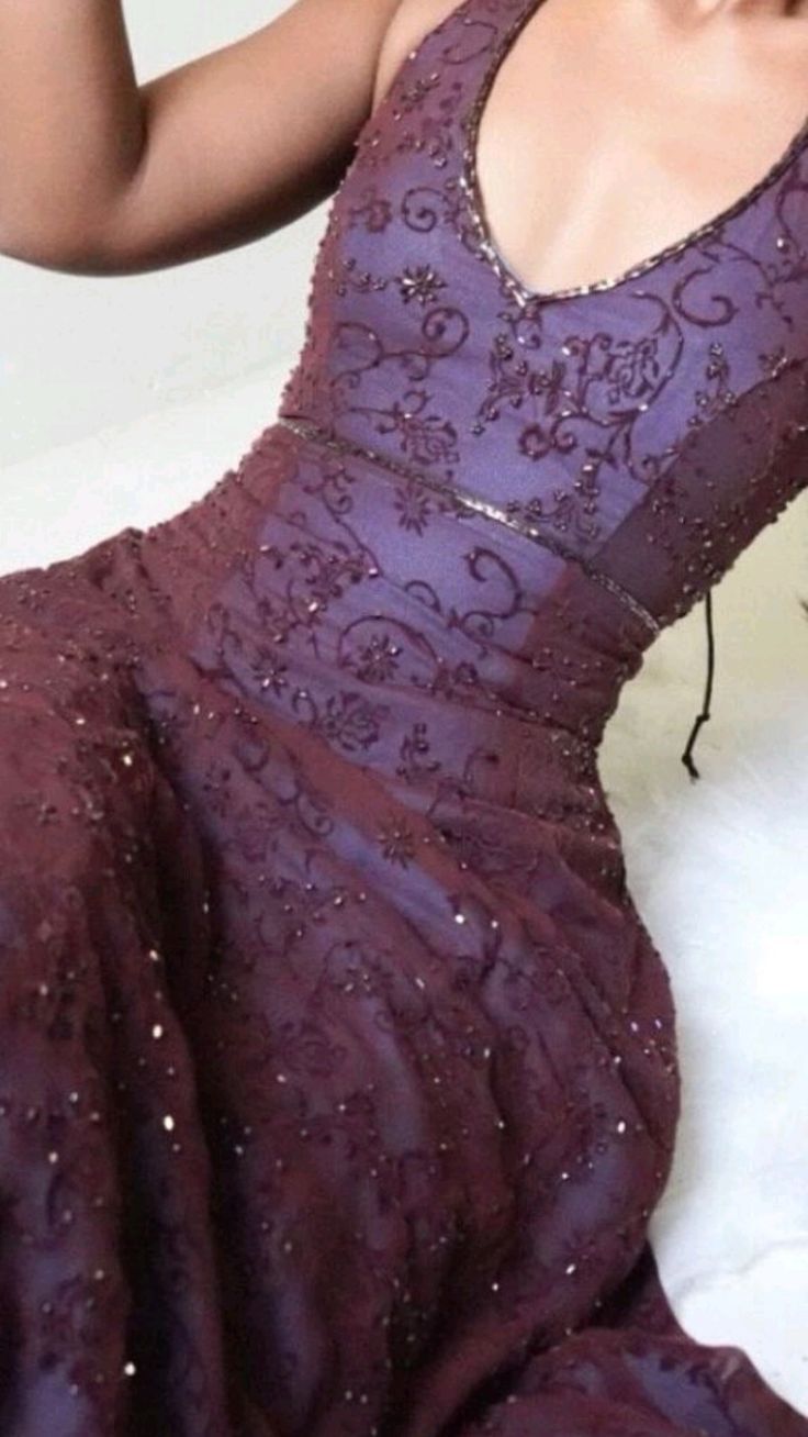 Vintage Mermaid Purple Lace Halter Prom Dress Long Evening Party Dress Prom Gowns