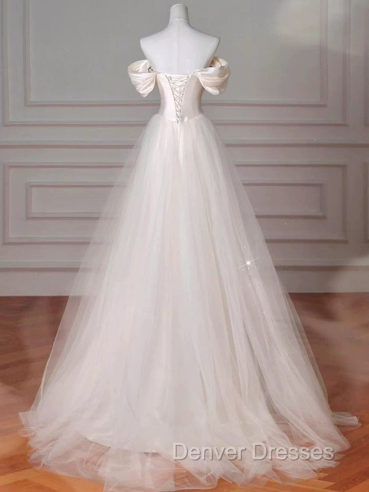 Vintage Sheath Off The Shoulder Satin Long Prom Dress Party Evening Dress