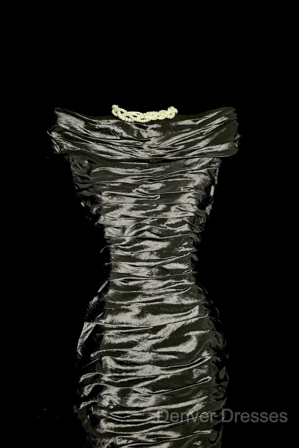 Vintage Sheath Off The Shoulder Silver Gray Sleeveless Long Prom Gown Fairy Prom Dress