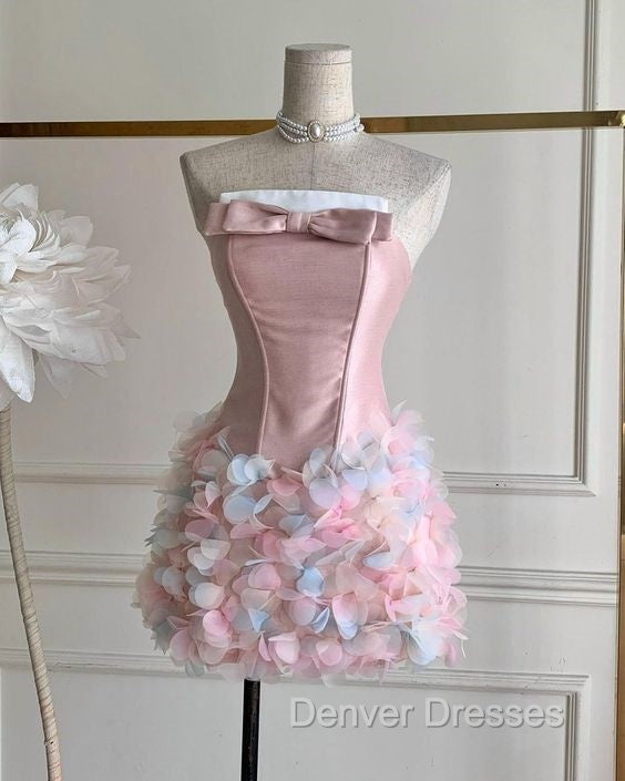 Vintage Sheath Pink Homecoming Dress 18Th Birthday Outfits Secondary image