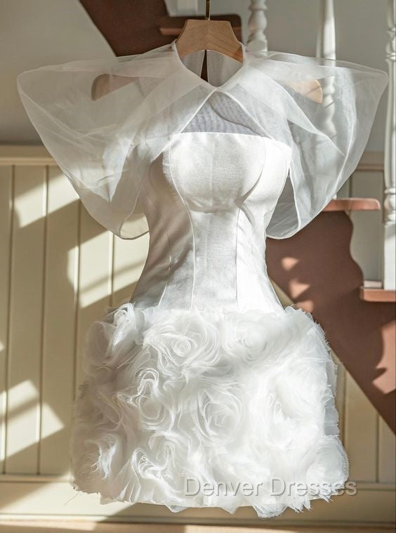 Vintage Sheath White Homecoming Dress 16Th Birthday Outfits