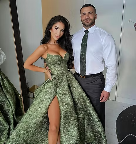 Vintage Spaghetti Straps Green Prom Dress Long Prom Dress