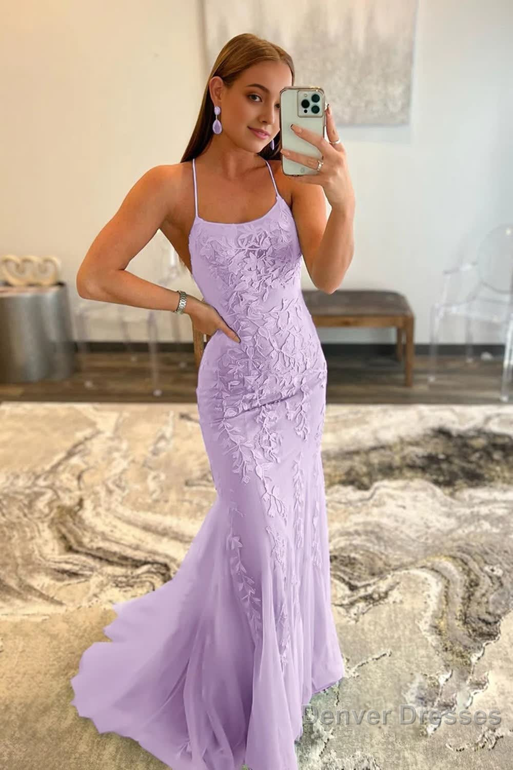 White Halter Backless Prom Dress