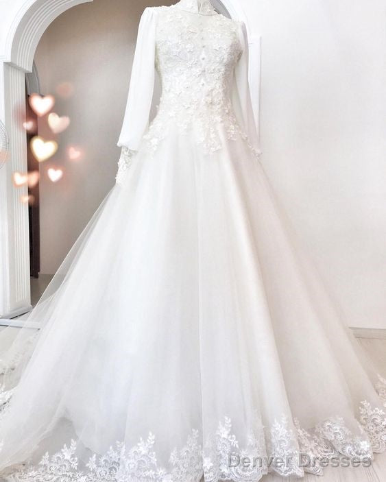 White Wedding Dress Long Prom Dress Evening Dress Main image