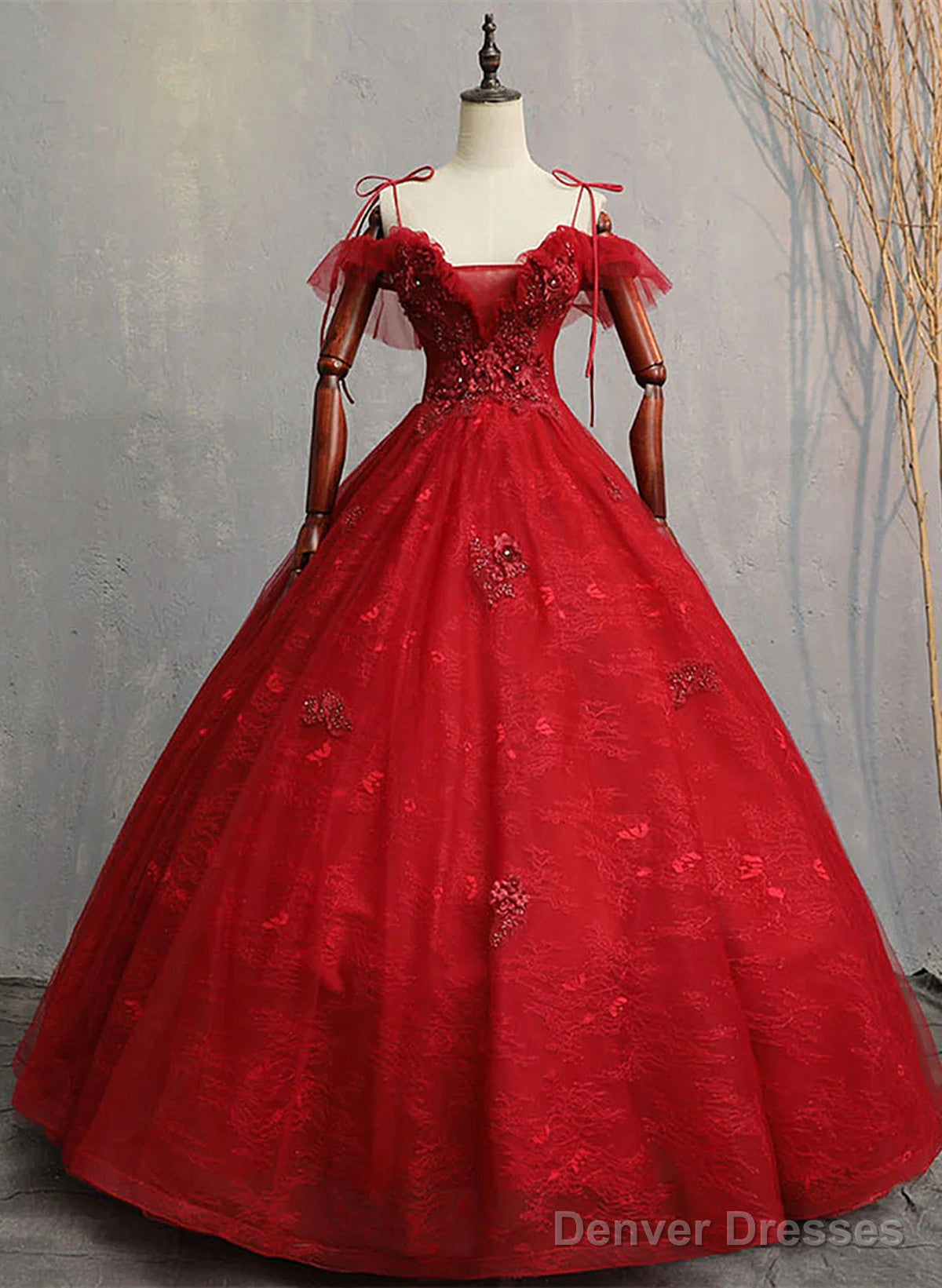 Wine Red Off Shoulder Ball Gown Sweetheart Prom Dress, Wine Red Sweet 16 Dress Main image